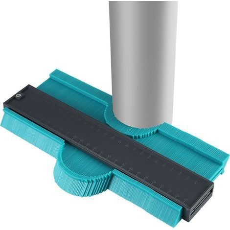 Jauge de Contour Copieur de Contour Verrouillable25cmInstrument Outil de Marquage Jauge de Profil pour Mesure de Carrelage en Plastique Outil de Marquage du Bois Stratifié (1/4)