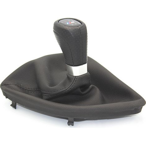 Neues Staubschutzset für BMW E81/E82 Schaltknauf, schwarzer Schaltknauf, Standard schwarz 5-Gang, einteilig. (1/4)