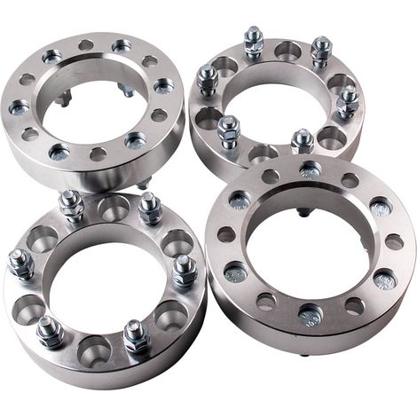 4 PCs of 4x4 Wheel Spacer 6 Studs 6x5.5 inch / 6x139.7mm PCD 38mm Thickness IFT4x 38mm Spurverbreiterung 6x139.7 M12x1.5 für Toyota 4Runner Land cruiser Pickup