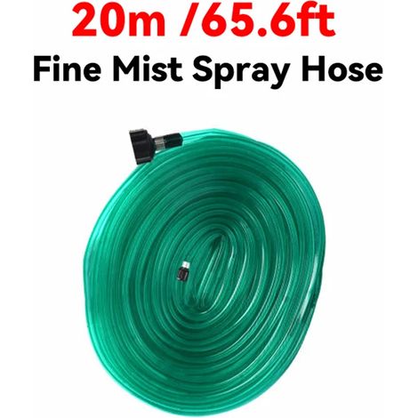 Tuyau d'arrosage goutte à goutte anti-torsion 2 en 1 (20 m), économisant 70 % d'eau, idéal pour les pelouses, les massifs de fleurs et les espaces étroits. Rangement facile. (1/5)