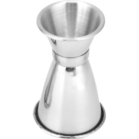 Cocktail-Jigger aus Edelstahl, doppelseitiger 25-ml-/10-ml-Spender, professionelles Barwerkzeug (1/5)