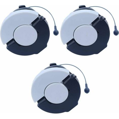 Tapones de repuesto para el depósito de combustible de motosierras Stihl MS200 MS210 MS230 MS250 MS270 MS280 MS290 MS310 MS311 MS390 MS391 MS340 MS341 MS361 MS380 MS381 MS441 MS460 MS880, 3 unidades (1/5)