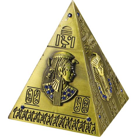 Modèle de Pyramide Décorative en Métal, Tirelire Rétro pour Garçon (1/5)