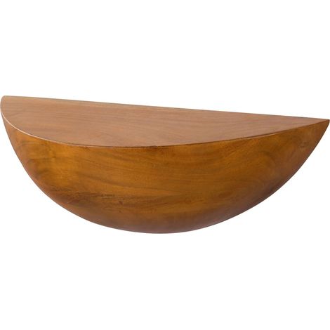 Étagère murale en bois d'Acacia 100x15x15 naturel laqué MONTREAL 138 (1/3)