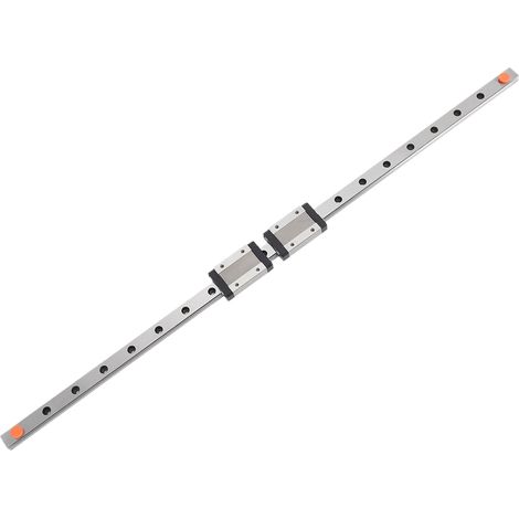Lntyq 500 mm Linearführungsschiene mit 2 schwarzen Edelstahlgleitern MGN12H für 3D-Drucker (1/5)
