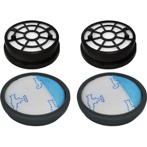 Juegos De Filtros Para Aspiradoras Rowenta, 2 Filtros Traseros Y 2 Accesorios De Filtro Delanteros, Adecuados Para Zr904301 Ro2981 (1/4)