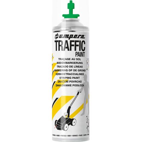 Paint de tráfico 500 ml de tráfico verde aerosol