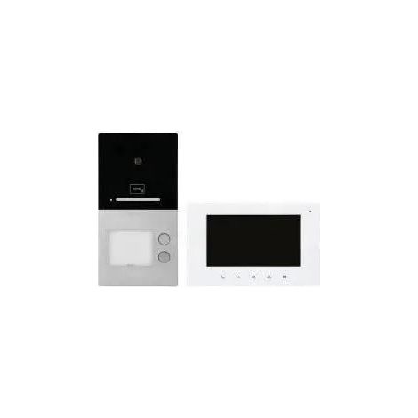 hhg Villa AP Set 2 RL Interfono Argento Moderno