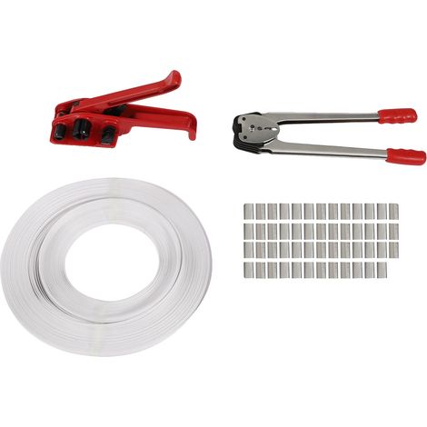 Kit de sangles, tendeur, matériaux de haute qualité, Rouge (1/2)