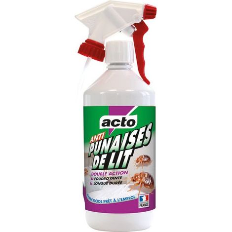 ACTO Special laque insecticide punaises de lit spray prêt à l’emploi 1 L