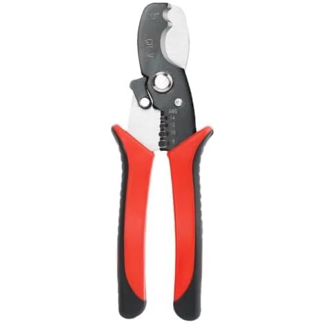 Pince à dénuder multifonctionnelle de 20 cm (8 pouces) avec outil de sertissage électrique, idéale pour fendre, serrer, enrouler et pour les travaux domestiques. (1/5)