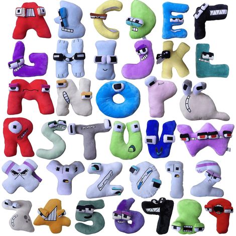 Légende de l'alphabet pour enfants, peluche alphabet, oreiller, poupée alphabet (1/4)