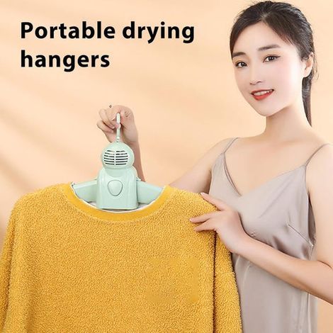 Electric Tumble Dryer - Travel Hanger, Fast Drying Adjustable Temperature Tumble Dryer, Quiet and Lightweight, Laundry Helper (1/5)
