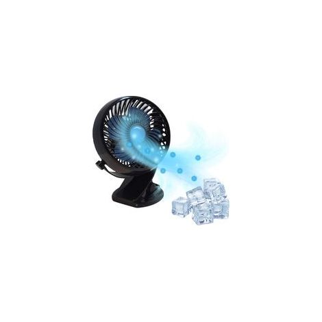 Venteo – Mini-Akku-Ventilator – Leistungsregulierbar – 360° drehbarer Kopf – Lithium-Ionen-Akku – USB-Ladegerät im Lieferumfang enthalten (1/5)