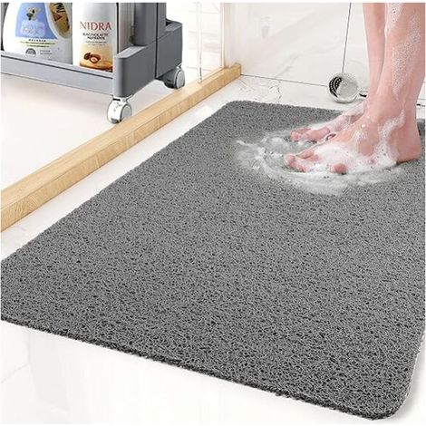 Portasapone da parete in acciaio al carbonio KZQ, portasapone adesivo da cucina e bagno, ideale per riporre spugne, spazzole e saponi (bianco) (1/4)