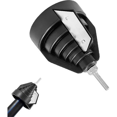 Alésoir Tuyau PVC, Outil Ebavurage, Alesoir PVC, Outil Manuel D'ébavurage pour Tuyaux en PVC PP et PE de 20 mm, 25 mm, 32 mm, 40 mm, 50 mm et 63 mm de Diamètre, Maintenez les Tuyaux à Niveau (1/5)