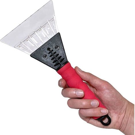 Grattoir à glace robuste pour réfrigérateurs et congélateurs. Outil d'élimination extra-fort pour la glace et le givre tenaces. (1/4)