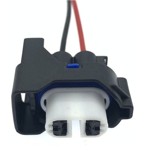 7183-3789-30 Connecteur automobile compatible : prise pour feu antibrouillard Ford avec capuchon DJ7024Y-2.8-21 – Prise simple