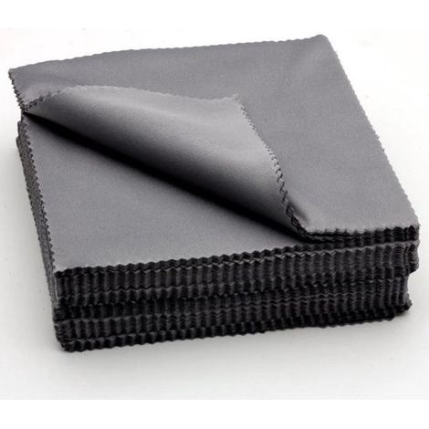 Lot de 10 lingettes en microfibre pour lunettes - Chiffons de nettoyage haute qualité - Pour lunettes de vue et de soleil