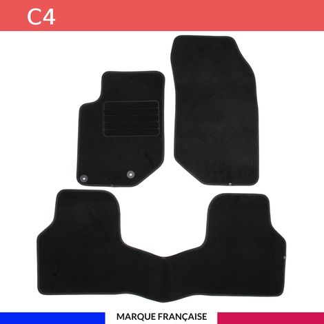 Tapis de voiture - Sur Mesure pour C4 (dès 10/2020) - 3 pièces - Tapis de sol antidérapant pour automobile (1/4)