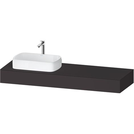 Console Duravit Collection One, 1600x550x170mm, avec découpe à (1/2)
