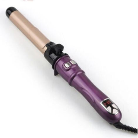 Fer à friser automatique, revêtement céramique, 28 mm, 100–220 °C, boucles parfaites (violet) (1/2)