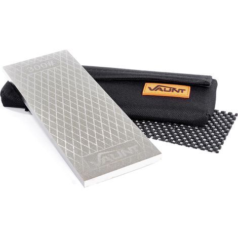 Vaunt V1444015 Diamond Coarse Fine Sharpening Stone Double-Sided 200mm x 75mm (1/5)