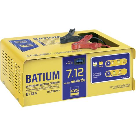 GYS Batium 7.12 024496 Caricatore automatico 6 V, 12 V 7 A (1/3)