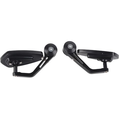 Rétroviseur Moto 2 Pièces - Rétroviseur Large Vue Aluminium Alliage Guidon Miroir Aile pour Motocyclette (1/5)