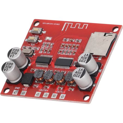 2-Kanal Bluetooth-Verstärker, drahtlose Audioplatine 12-24V DC für DIY-Lautsprecher (1/5)