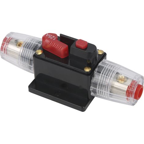 12–24 V 125 A Audio-Leistungsschalter, selbstrückstellende Sicherung, Inline-Halterung für Auto und Boot (1/5)