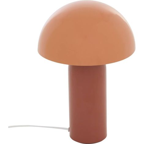 Lampe à Poser Champignon "Lito" 37cm Terracotta (1/5)