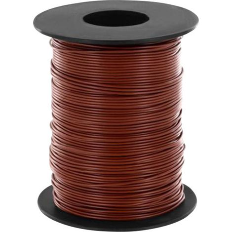 Donau Elektronik 119-18 Litze  1 x 0.14 mm² Braun 100 m