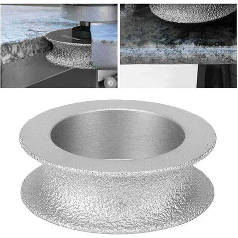 YMYNY Hocheffiziente Diamantschleifscheibe, gelötete Diamantschleifscheibe, Winkelschleifscheibe, verschleißfestes Schleifwerkzeug 7,3 cm für Stein, Keramik, Glas (konkave Schleifscheibe 2.0) (1/4)