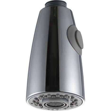 Cabezal rociador extraíble FOREHILL para grifos de cocina, cromado, conexión de 1/2". (1/5)