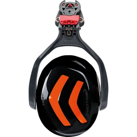 PROTOS® Gehörschutz Kapsel/ Kapselgehörschutz E Schwarz/Neon Orange (1/5)