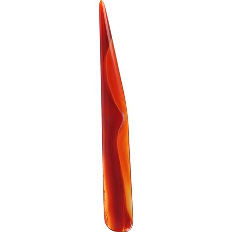 Ciseau à polir en agate professionnel 12 cm - Outil de brunissage pour bijoux, polissage or et argent (1/5)