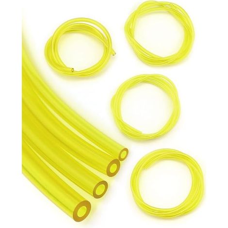 4Pcs Fuel Line, Petrol Hose, 2 x 3.5mm, 2.5 x 5mm, 3 x 5mm, 3 x 6mm for Chainsaws, Blowers, Lawn Mower Accessories,1m (1/5)