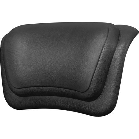 Rutschfeste Badematte mit Saugnäpfen, ergonomisches und abnehmbares wasserdichtes Duschkissen, schwarz. (1/5)