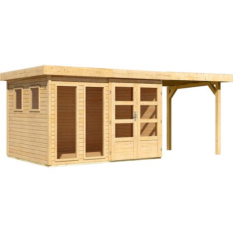GH Lahar 5 302x242x211cm natur Anbaudach 2,40m