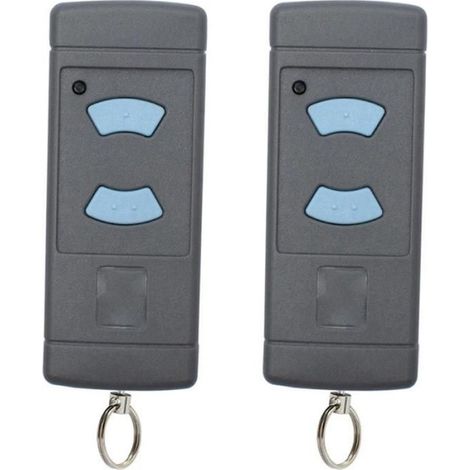 2x Télécommande 868MHz, Automatique, 2 Canaux, Plastique, Pour Porte de Garage HSE2 HSE4 (1/5)