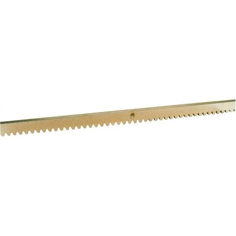 Crémaillère Métal zinguée EA 3012Z - 1m, 30x12mm, Avec 3 supports, module 4, pour portail coulissant
