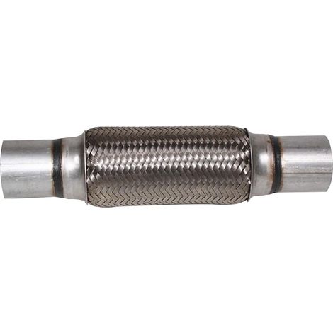 Soufflet D'échappement, Soufflet Universel Pour Tube Flexible D'échappement, Tube Flexible D'échappement Tressé En Acier Inoxydable Voiture, Universel Réparation Accessoire(50x250mm) (1/5)