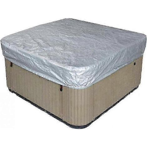 Couverture de baignoire carrée imperméable en polyester pour Noël, couverture de spa extérieure, couverture de baignoire carrée pour baignoire chaude F26 (1/5)