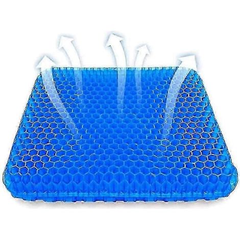 Coussin de siège en gel orthopédique anti-escarres, coussin de chaise antidérapant (1/5)