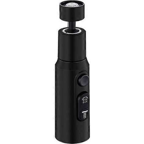 JSSEVN - Anti-splash bathroom faucet extension adapter, 3 modes, hand shower, water-saving faucet filter and nozzle, black (1/5)