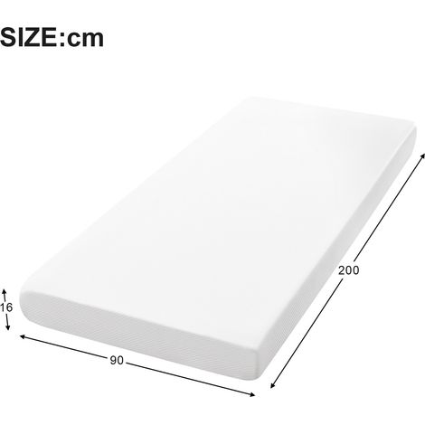 Möbelstück aus Stoff in Weiß 200 x 90 x 16 cm HOMAIRE (1/5)
