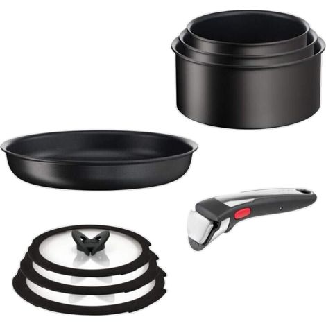 Kochset gruppe seb Ingenio Unlimited Silber 8 Teile
