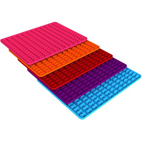 Tapis de cuisson en silicone pour biscuits et friandises pour chiens, moule à chocolat, résistant à la chaleur et antiadhésif (1/5)