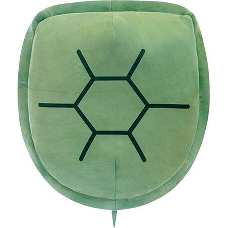 Coussin Tortue - 80 cm - Coquille Portative en Peluche - Pour Adultes - Déguisement Kawaii - Cadeau de Noël ou du Nouvel An (1/5)